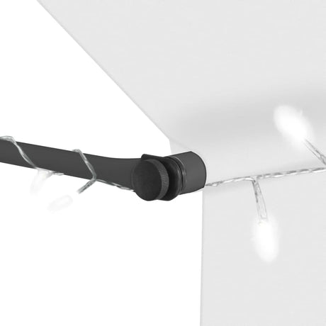 Manual Retractable Awning With Led