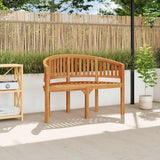 Banana Bench Solid Teak Wood