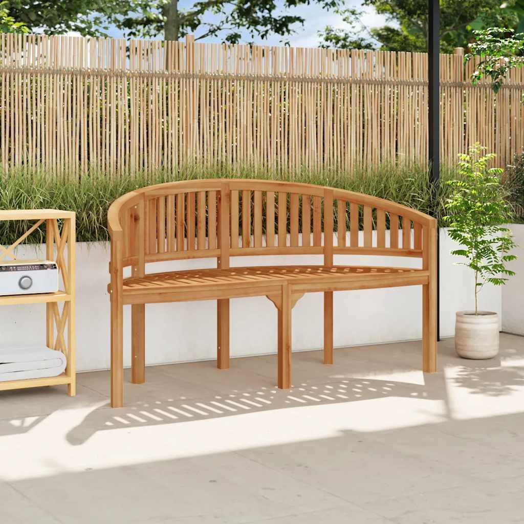 Banana Bench Solid Teak Wood