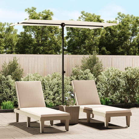 Garden Parasol With Aluminium Pole