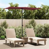 Garden Parasol With Aluminium Pole