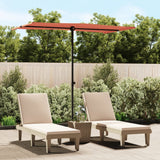 Garden Parasol With Aluminium Pole