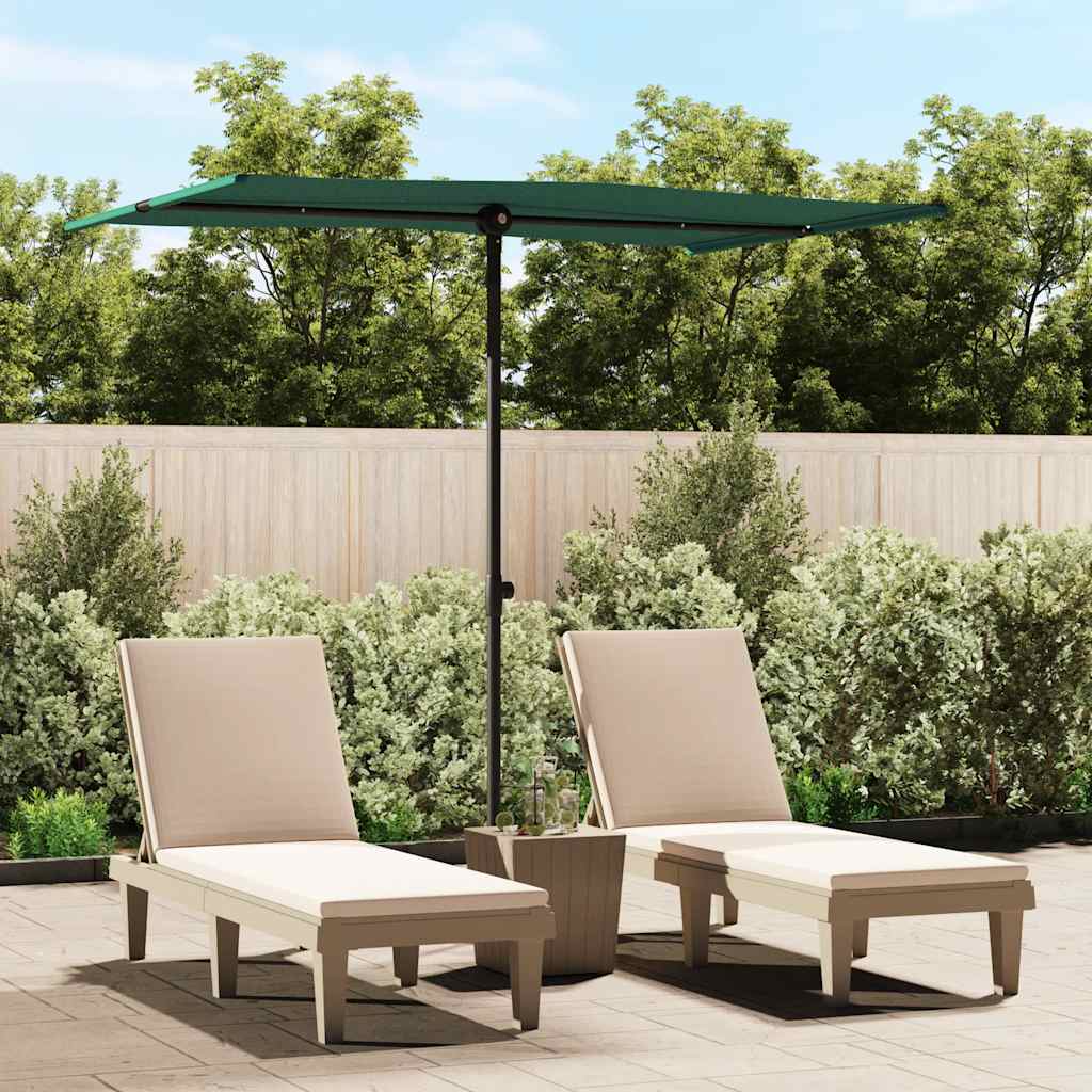 Garden Parasol With Aluminium Pole