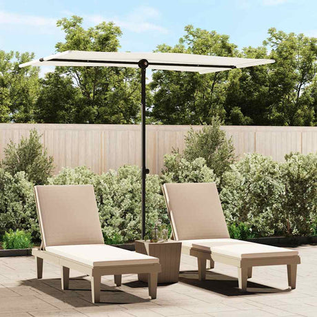 Garden Parasol With Aluminium Pole