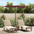 Garden Parasol With Aluminium Pole