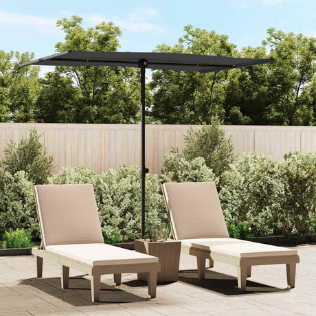 Garden Parasol With Aluminium Pole