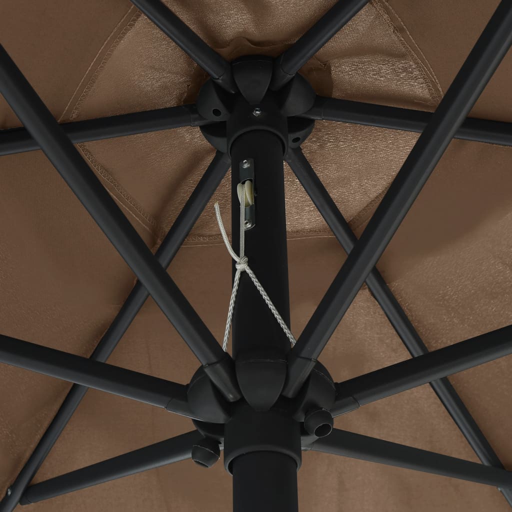 Garden Parasol With Aluminium Pole 270X246 Cm