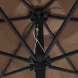Garden Parasol With Aluminium Pole 270X246 Cm