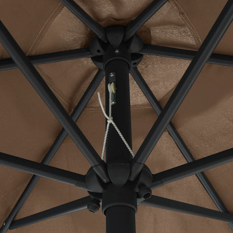 Garden Parasol With Aluminium Pole 270X246 Cm