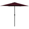Garden Parasol With Aluminium Pole 270X246 Cm
