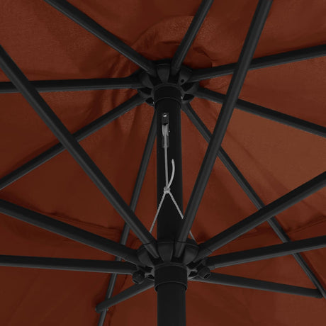 Garden Parasol With Metal Pole 390 Cm