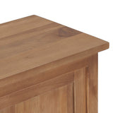 Tv Cabinet 90X30X35 Cm Solid Teak Wood