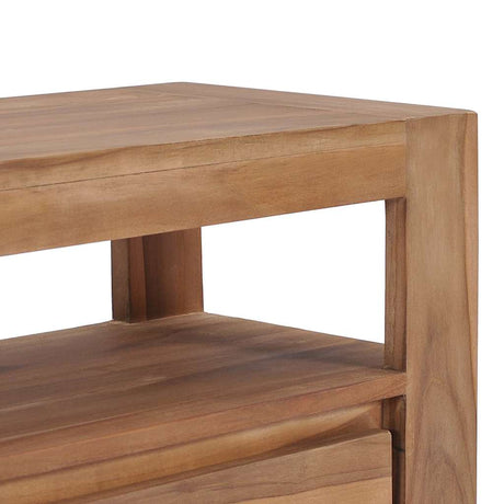Tv Cabinet 120X30X40 Cm Solid Teak Wood