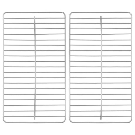 Portable Tabletop Charcoal Bbq Grill Stainless Steel Double Grids