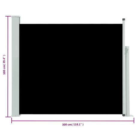 Patio Retractable Side Awning