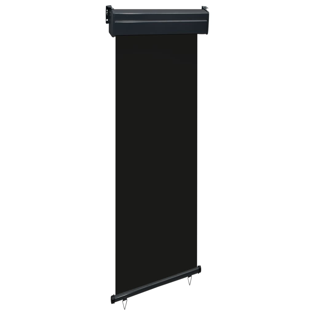 Balcony Side Awning 65x250 cm Black