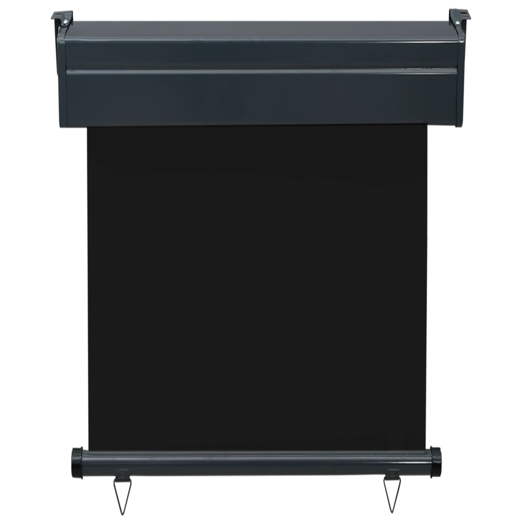 Balcony Side Awning 65x250 cm Black