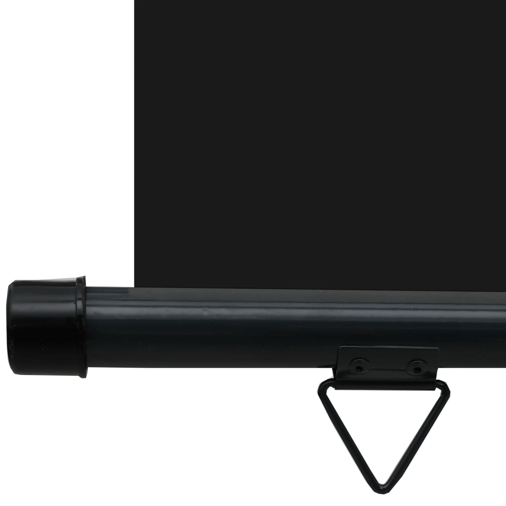 Balcony Side Awning 65x250 cm Black