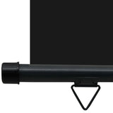 Balcony Side Awning 65x250 cm Black