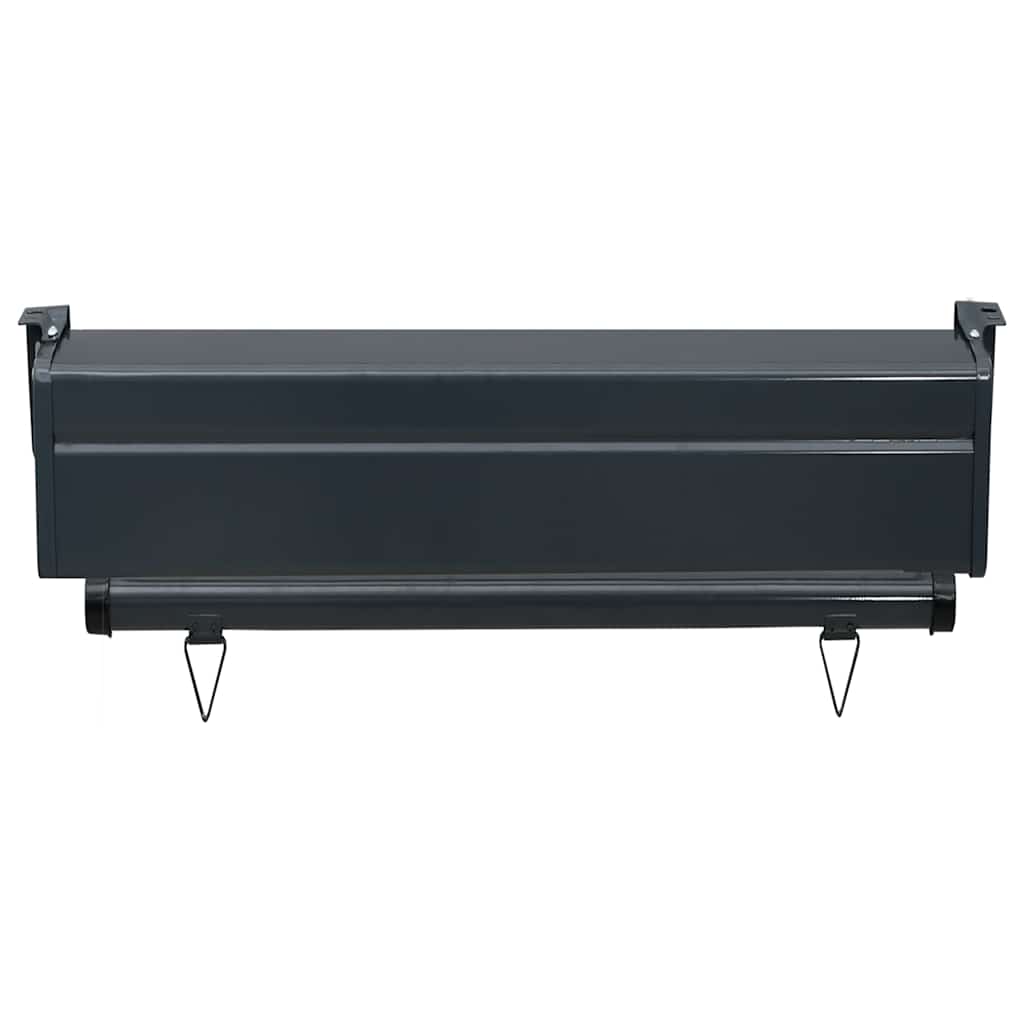 Balcony Side Awning 65x250 cm Grey