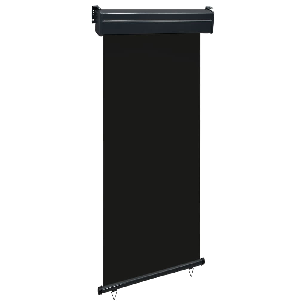 Balcony Side Awning 85x250 cm Black