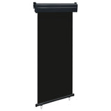 Balcony Side Awning 85x250 cm Black