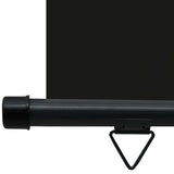Balcony Side Awning 105x250 cm Black