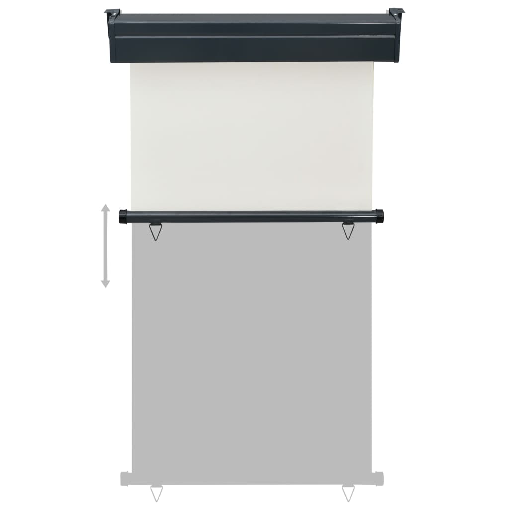 Balcony Side Awning 105x250 cm Cream
