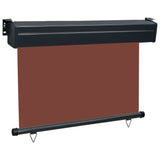 Balcony Side Awning 105x250 cm Brown