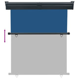 Balcony Side Awning 145x250 cm Blue