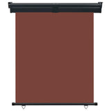 Balcony Side Awning 145x250 cm Brown