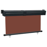 Balcony Side Awning 145x250 cm Brown