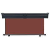 Balcony Side Awning 145x250 cm Brown