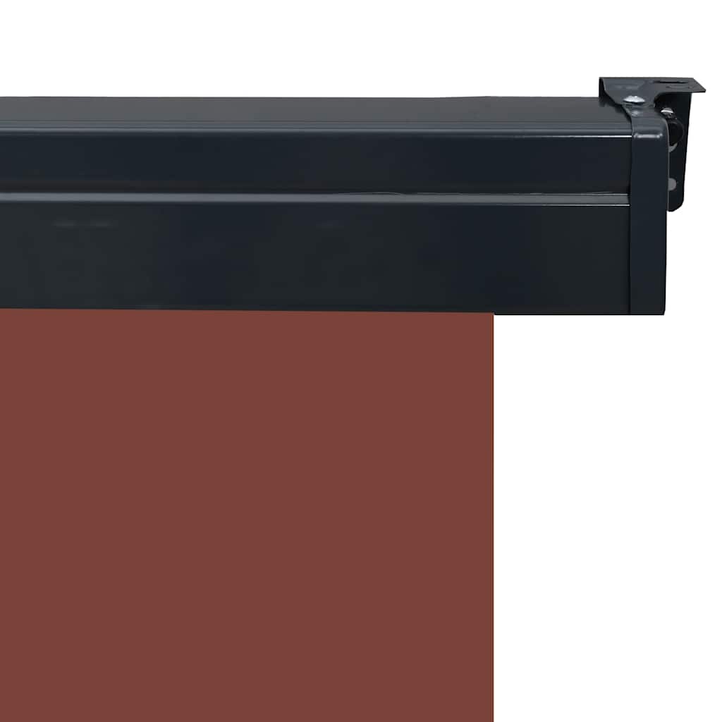 Balcony Side Awning 145x250 cm Brown