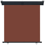 Balcony Side Awning 165x250 cm Brown