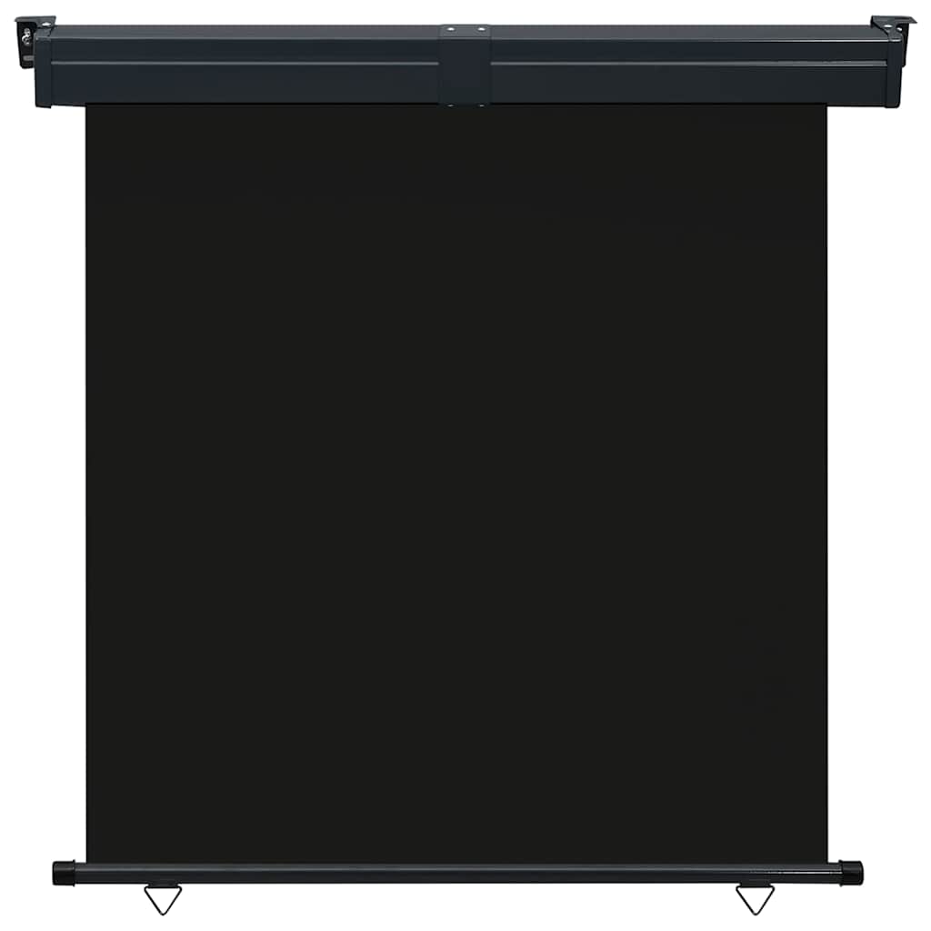 Balcony Side Awning 175x250 cm Black