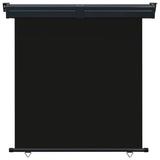 Balcony Side Awning 175x250 cm Black