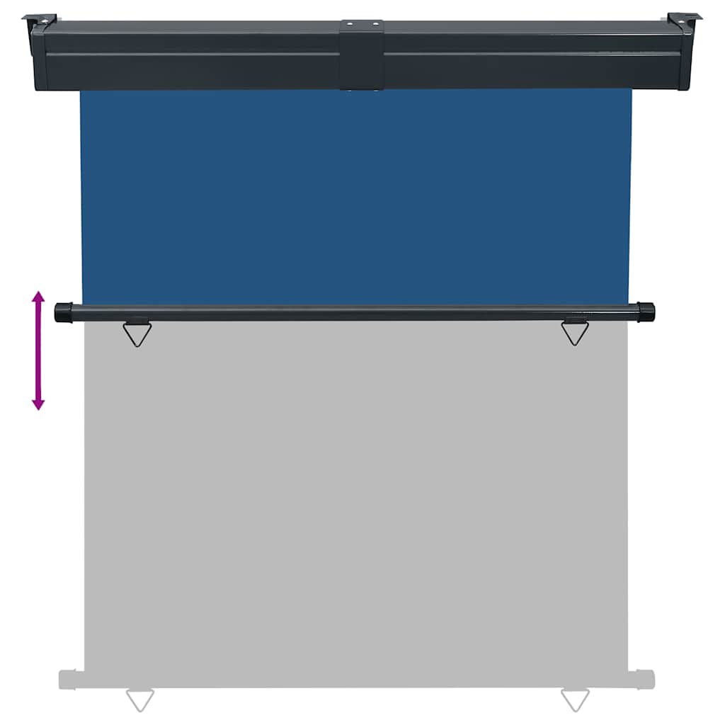 Balcony Side Awning 175x250 cm Blue