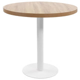Bistro Table Light Brown 60 Cm Mdf