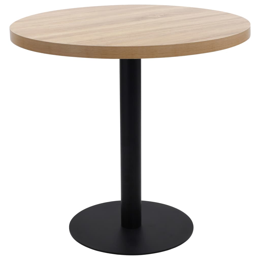 Bistro Table Light Brown 60 Cm Mdf