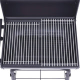 Charcoal Bbq Grill Smoker With Bottom Shelf Black