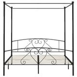 Bed Frame Without Mattress With Canopy Super King Metal