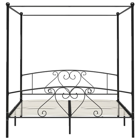 Bed Frame Without Mattress With Canopy Super King Metal