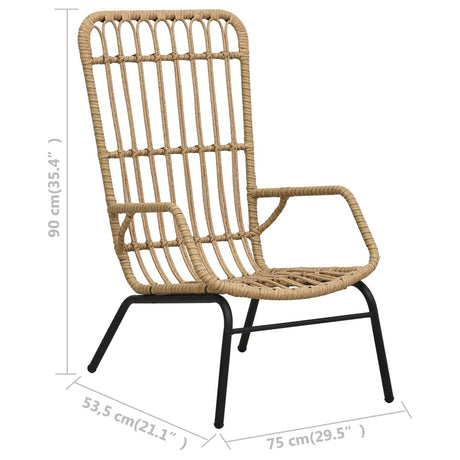 Garden Chair Poly Rattan