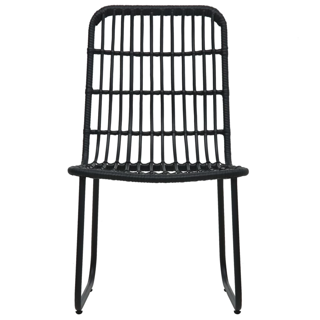 Garden Chairs 2 Pcs Poly Rattan
