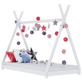 Kids Bed Frame Solid Pine Wood