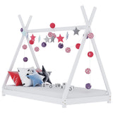 Kids Bed Frame Solid Pine Wood