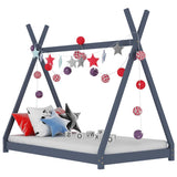 Kids Bed Frame Solid Pine Wood
