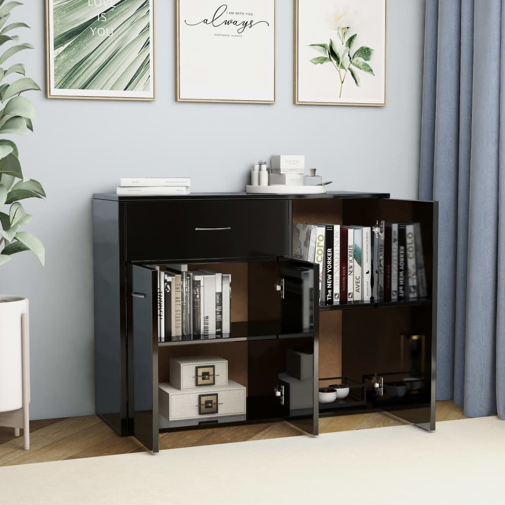 Sideboard 88X30X70 Cm Engineered Wood