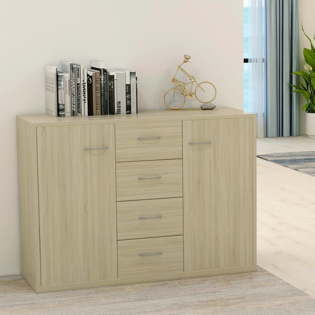 Sideboard 88X30X65 Cm Engineered Wood